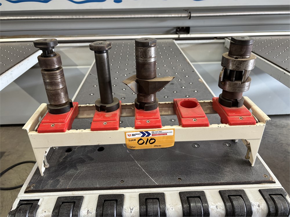 4 Spindles/Cutters w/Stand - As Pictured