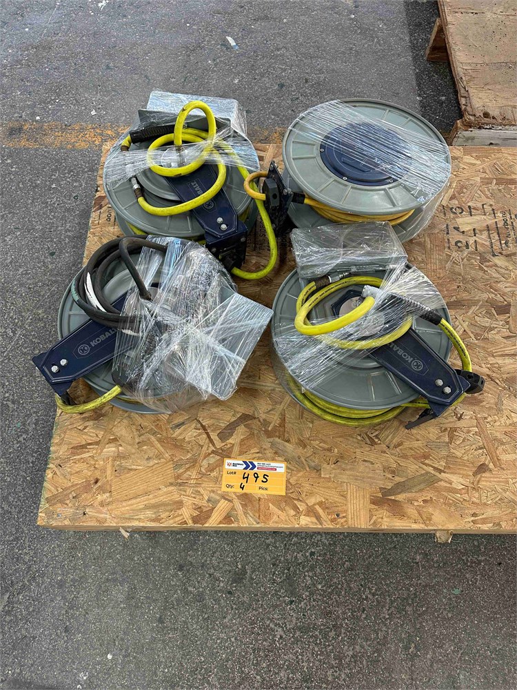 Pneumatic Hose Reels Qty. (4)