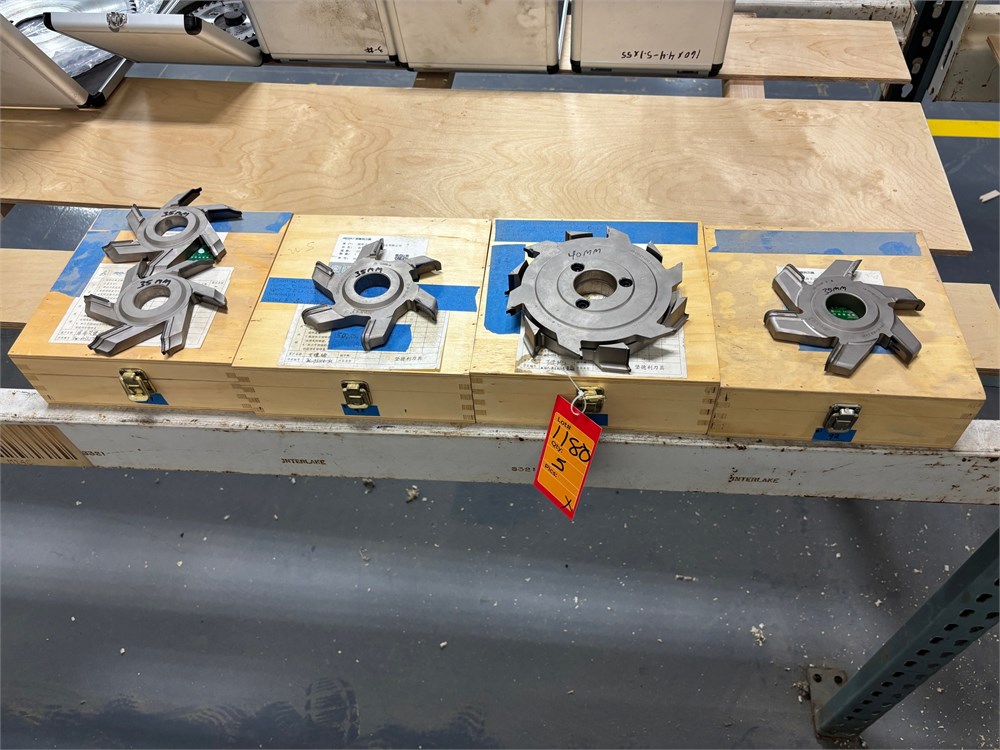 Lot of Cutter Heads - Qty (5) - as pictured
