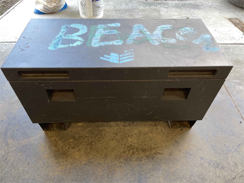 Metal Tool Chest with Contents