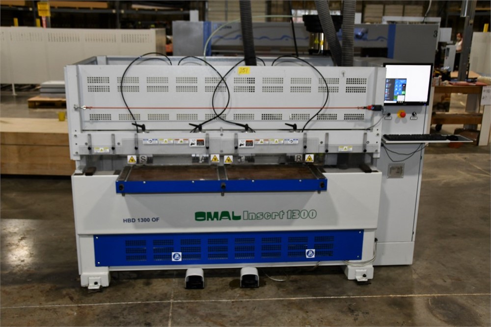 (2018) Omal "HBD 1300 OF" Drill and Dowel Machine - Laser width measuring