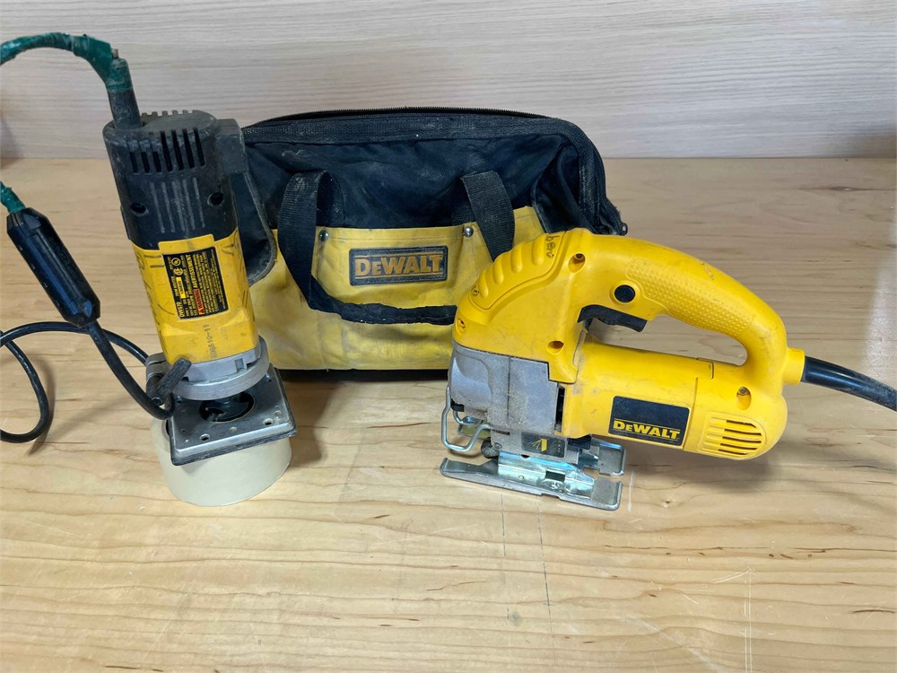 DeWalt jig saw & trim router