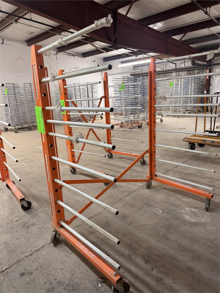 Mobile Adjustable Panel Drying Rack