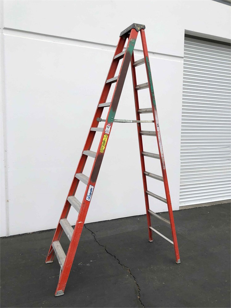 Louisville 10' Fiberglass A-Frame Ladder