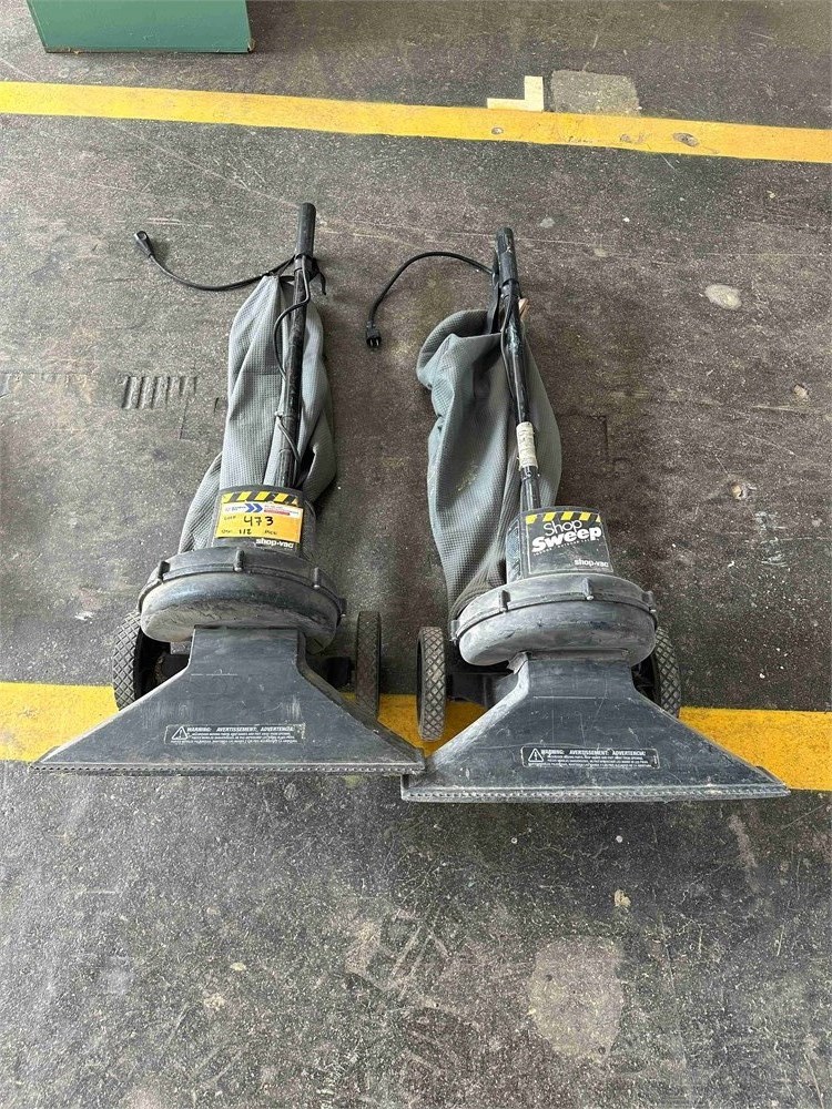 Shop Sweep Vacuums Qty. (2)