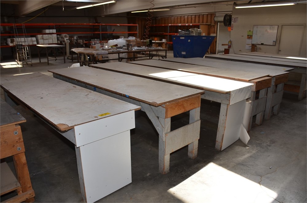 Lot of Work Tables