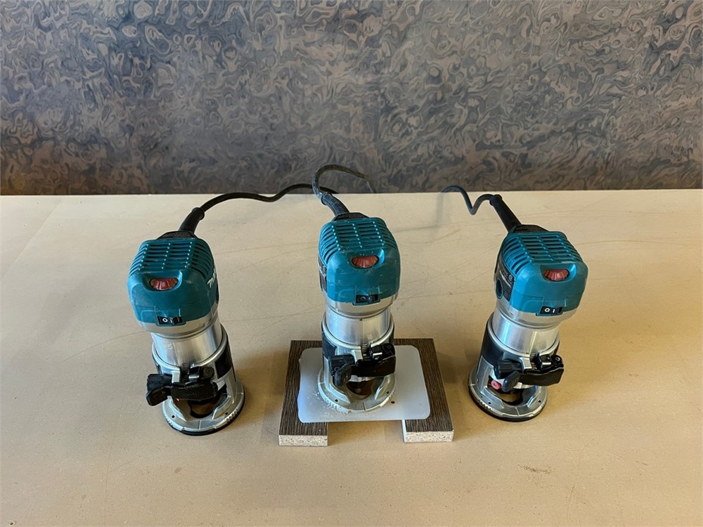 Makita Hand Routers - Qty (3)