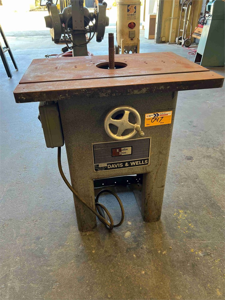 Davis & Wells 2hp Shaper