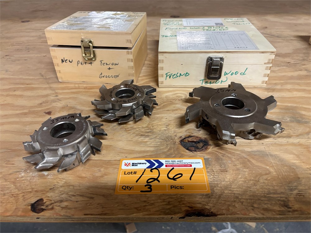 Lot of Cutter Heads - Qty (3) - as pictured