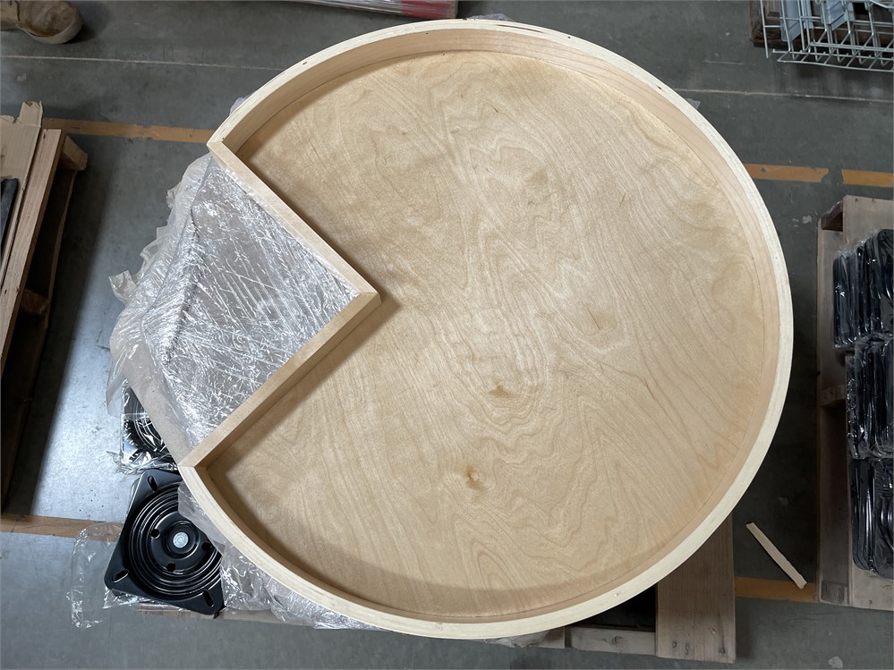 Plywood Lazy Susan Trays with Turntables