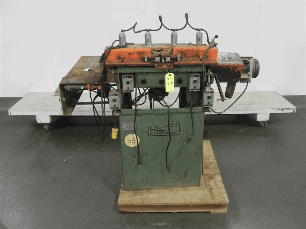 RITTER "R-1000" FRENCH DOVETAIL MACHINE WITH SLIDING TABLE
