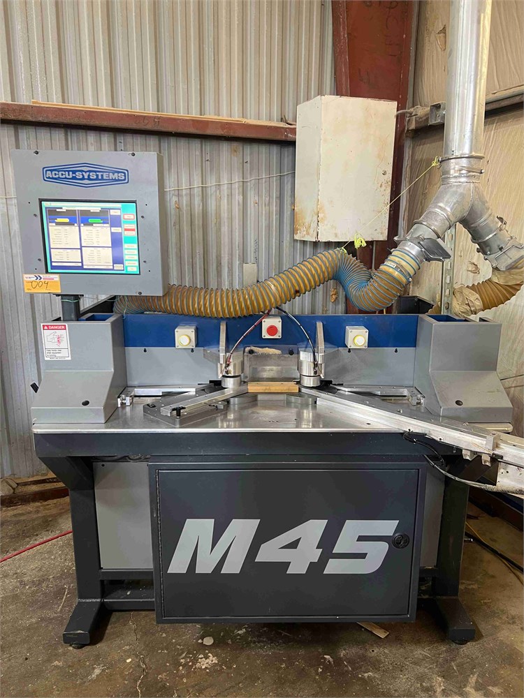 Accu-Systems "M45-3" Mortise & Tenon Miter Machine