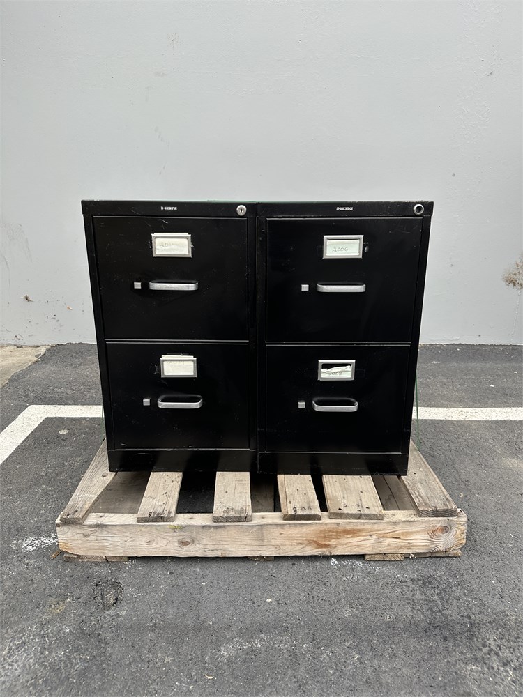2 Drawer Filing Cabinets - QTY (2)