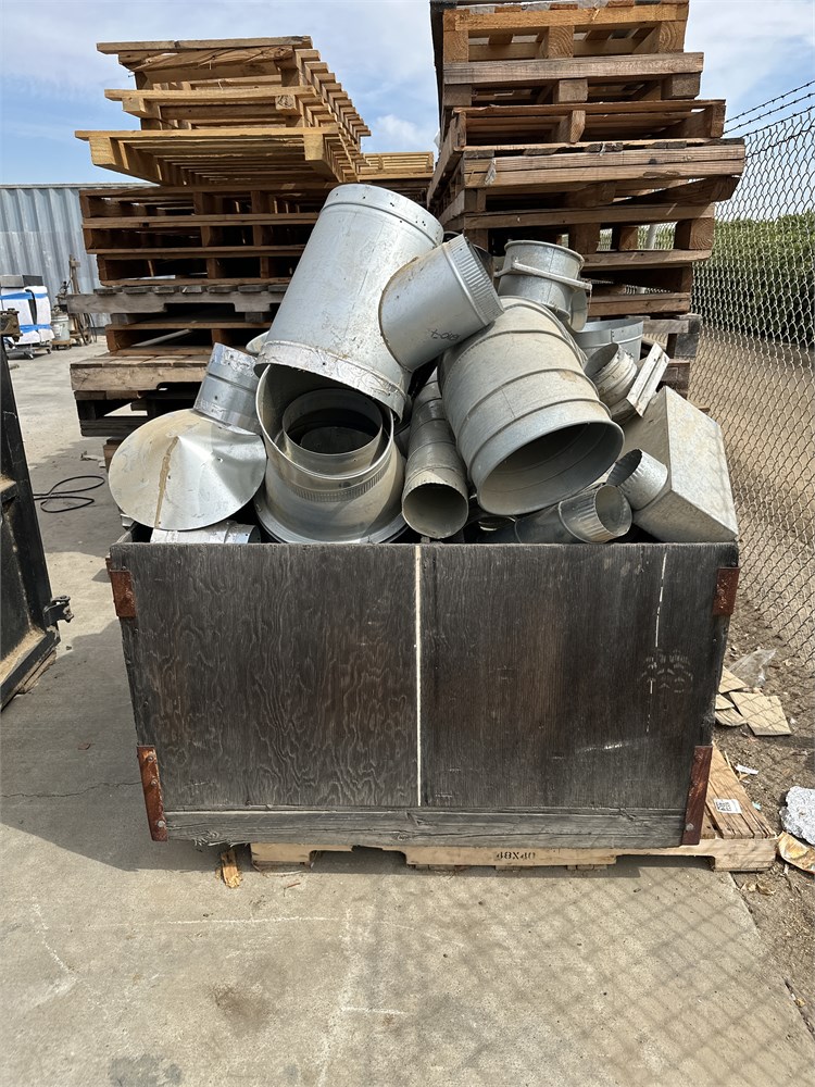 Storage Bin with Dust Collection Ducting