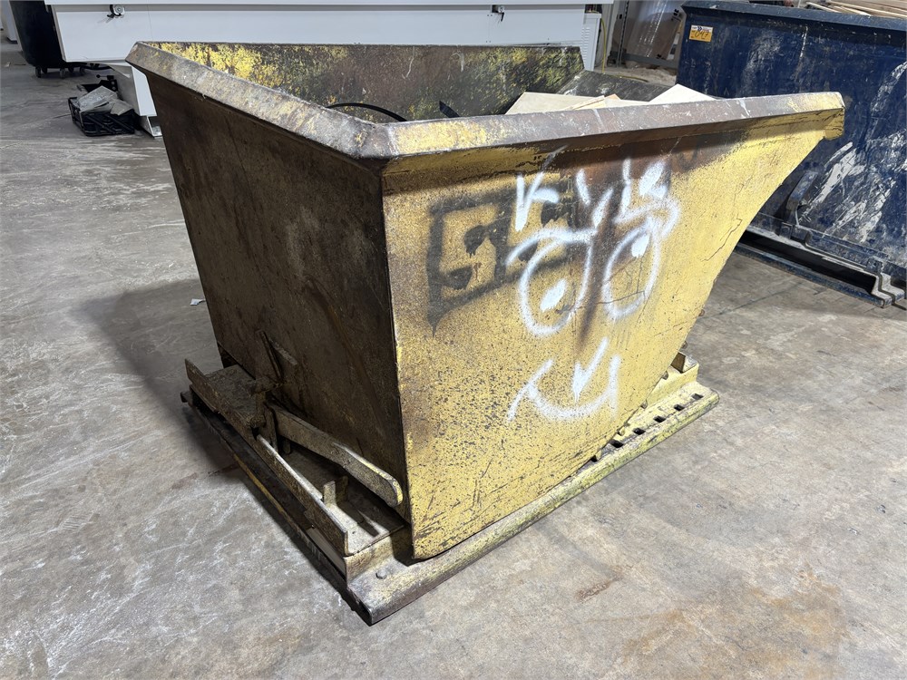 Yellow Dump Hopper
