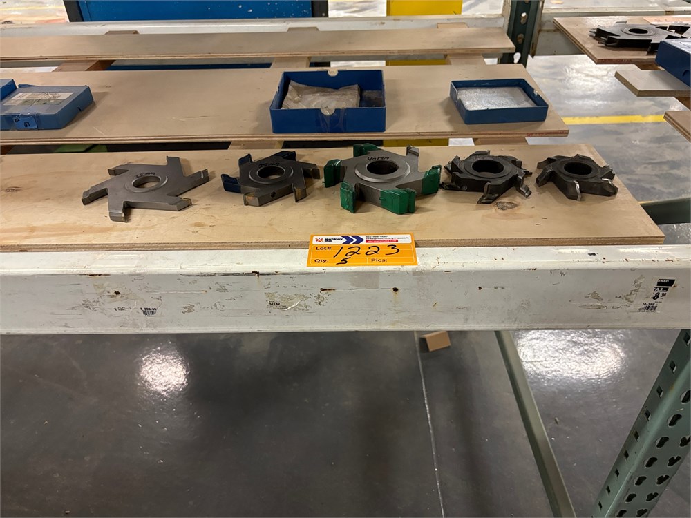 Lot of Cutter Heads - Qty (5) - as pictured