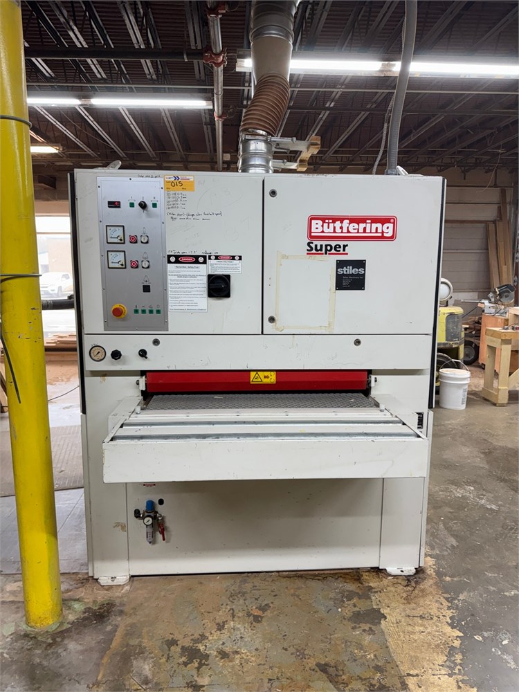 Butfering "Super 209L" Wide Belt Sander - 2-Head - 36"
