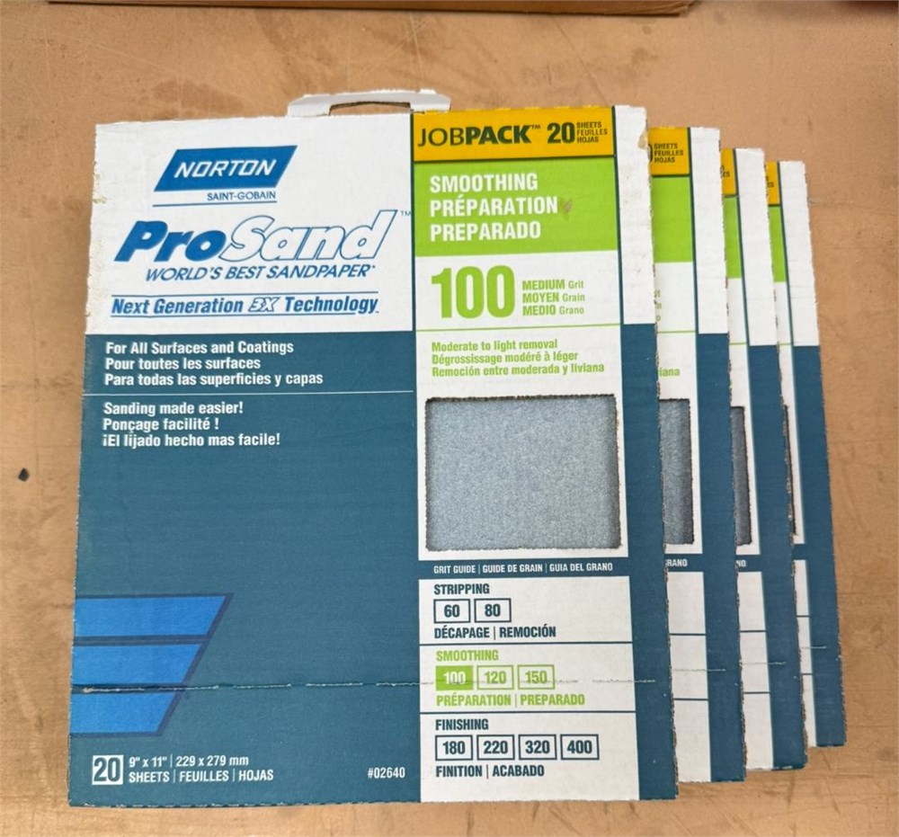 Norton Sandpaper Sheets