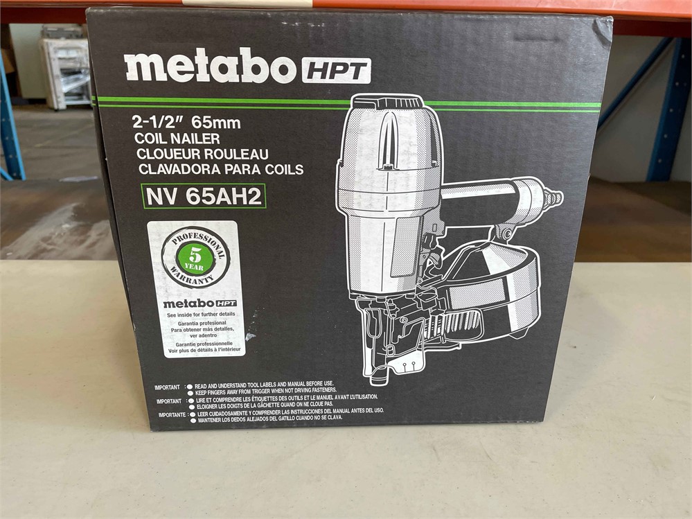 Metabo HPT "NV65AH2" Coil Nailer (New in Box)