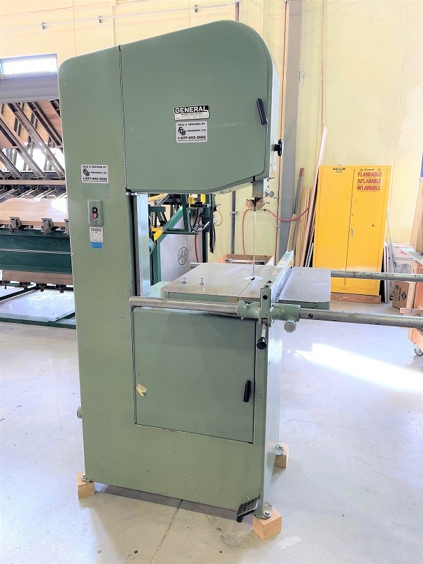 General "390" Bandsaw - 20", 24x24" Table, Upgraded Motor to 5hp, 220V
