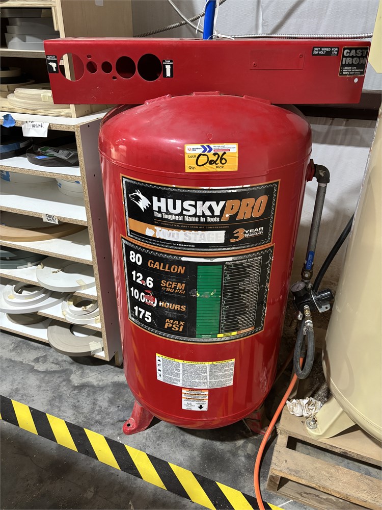 Husky "PRO" 80 Gallon Air Compressor