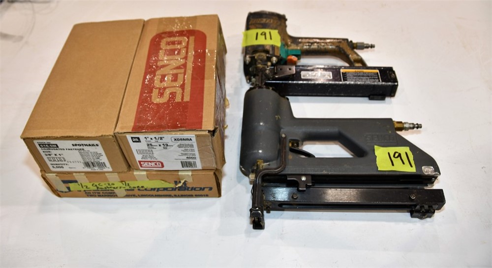 Lot of Staplers/Nailers - Qty (2) & Staples