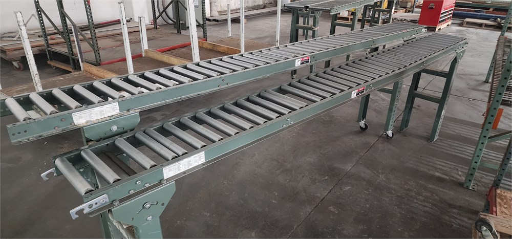 10' Gravity Roller Conveyors