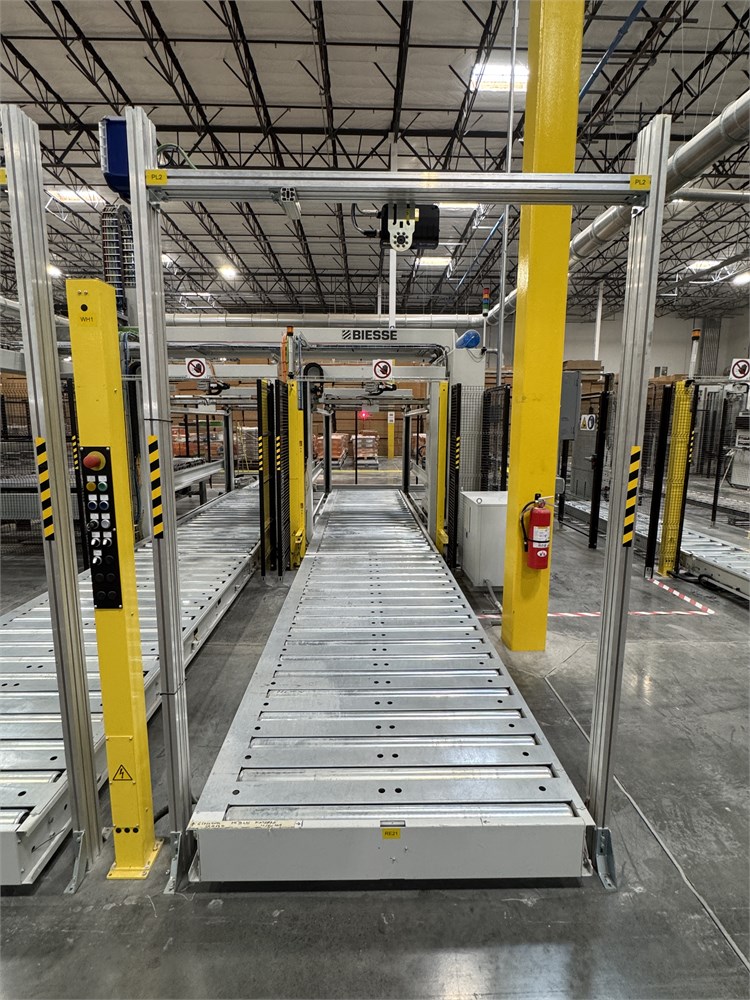 (2) Biesse Powered Roller Conveyors