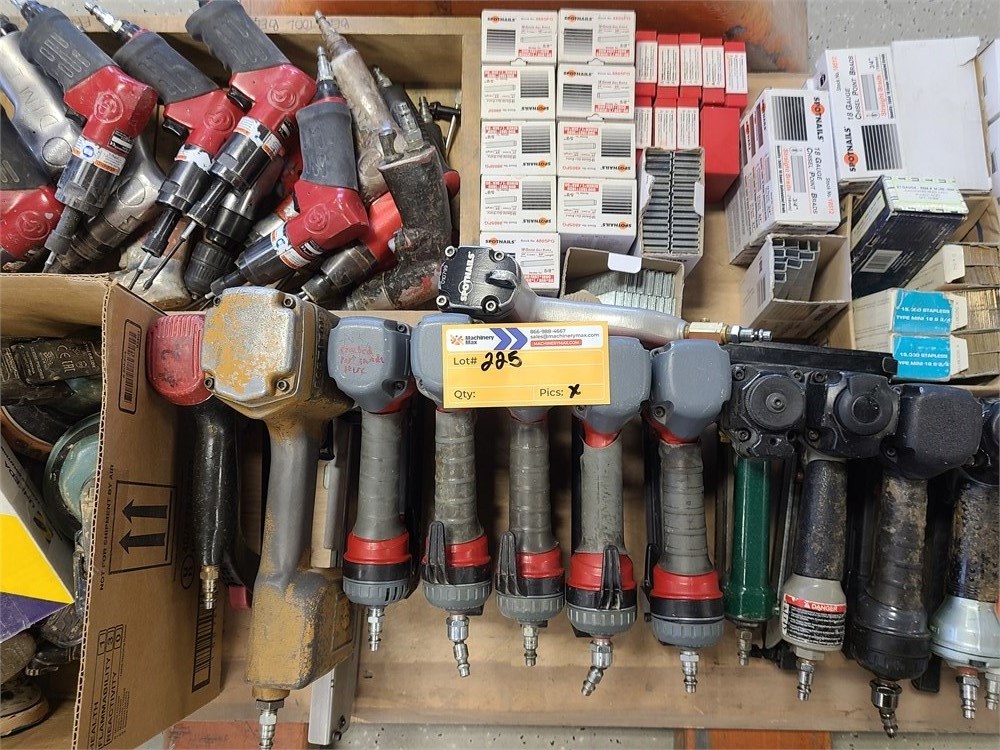 Pneumatic Staplers and Boxes of Staples