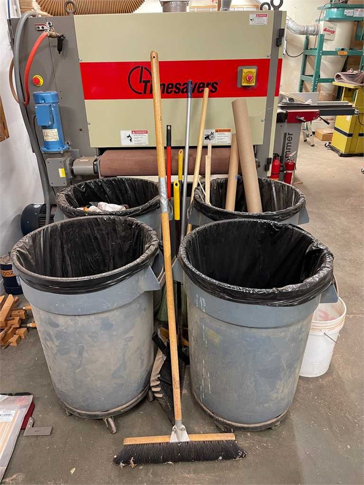 Trash Cans and Brooms