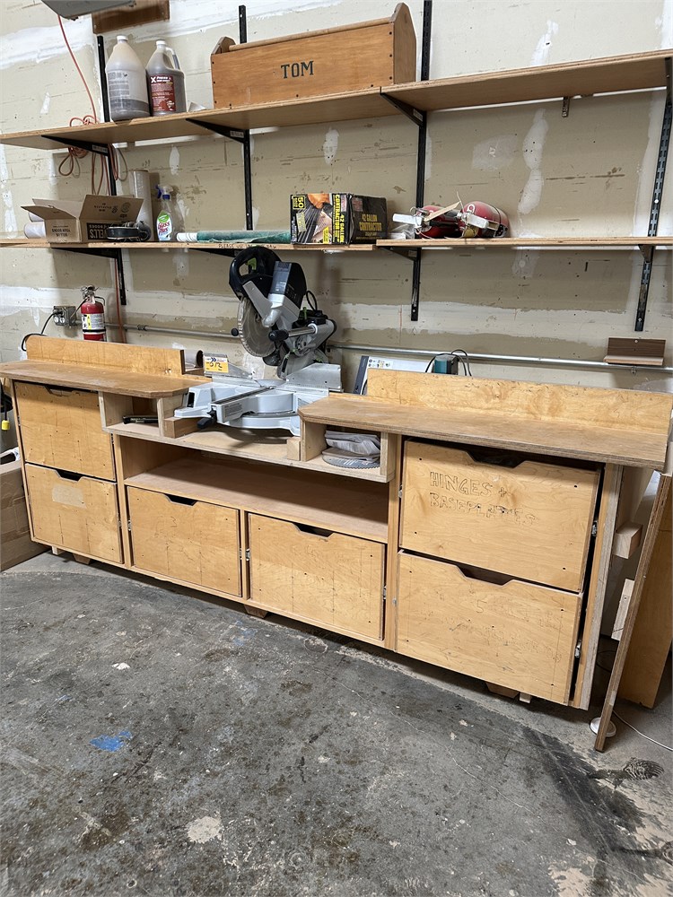 Festool "KS 120 EB" Sliding Miter Saw w/Cabinet