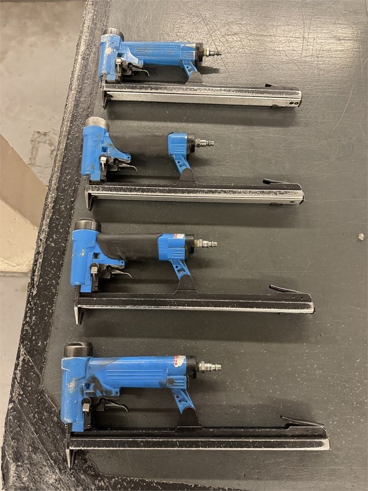 (4) Pneumatic Staple Guns