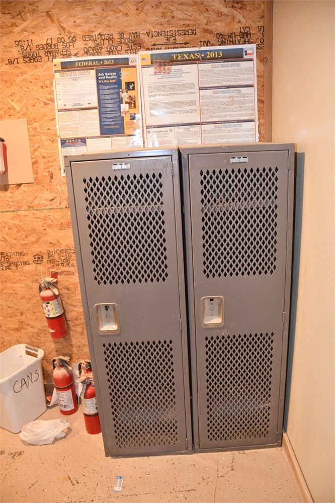 Storage Lockers - Qty (2)