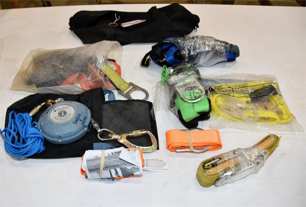 Lot of Fall protection Harnesses & Equipment