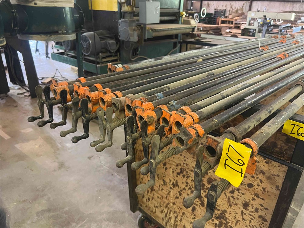 Lot of pipe Clamps - as pictured