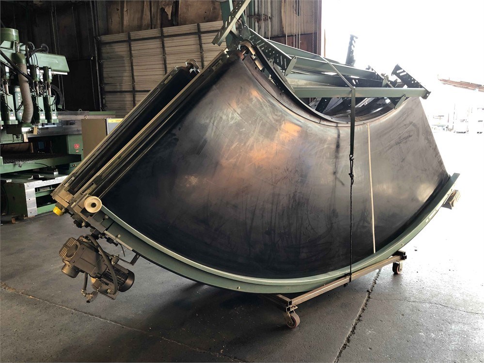 Three (3) Transnorm Systems "TS15000/140" 90 Degree Belt Conveyors