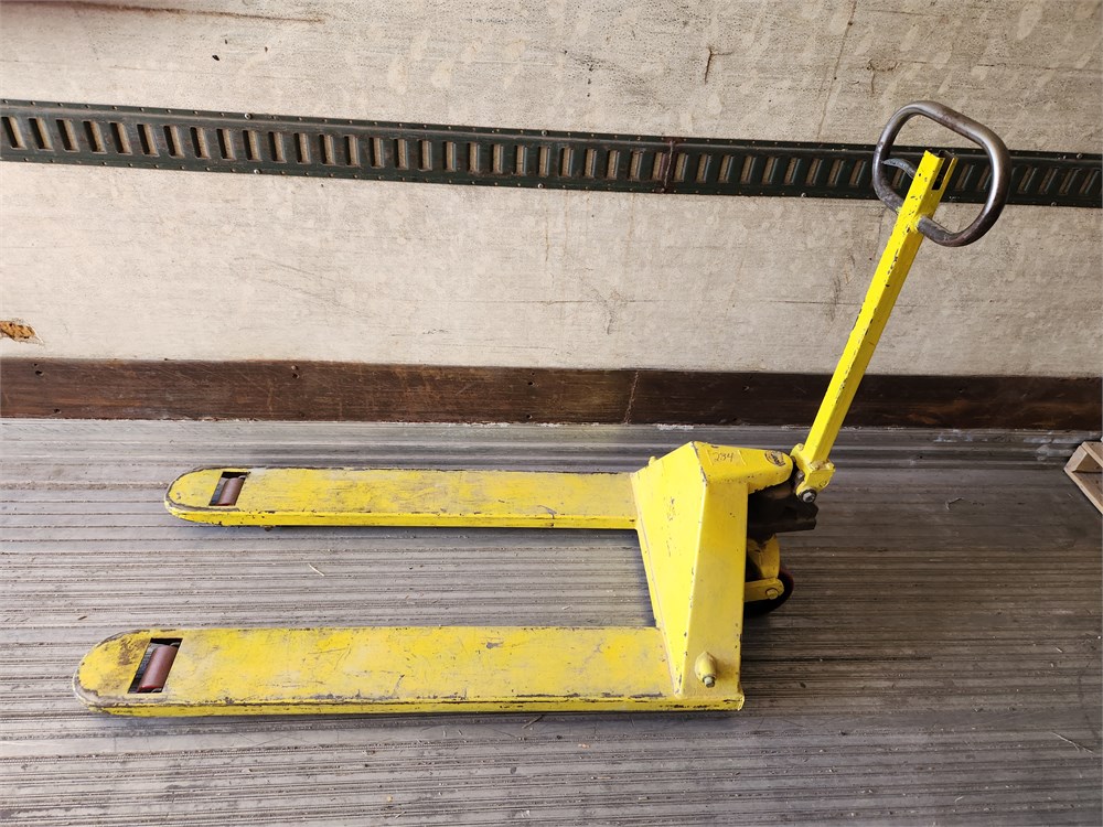 Yellow Pallet Jack