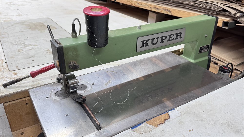 kuper "FWM 630" Veneer Stitcher W/ Tables