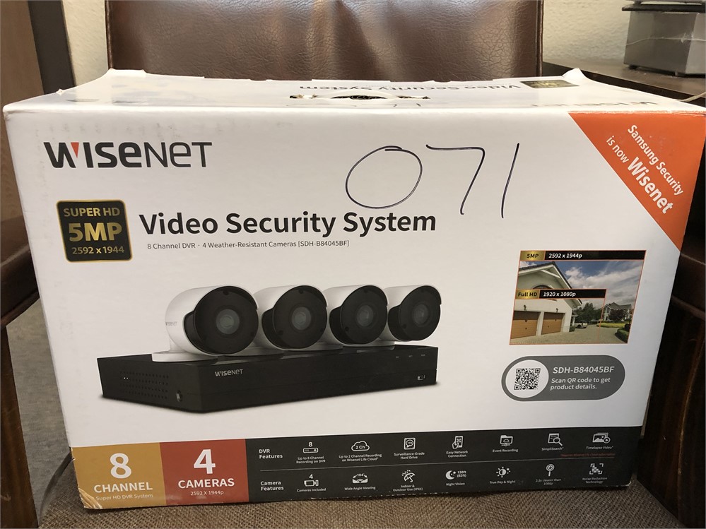 Wisenet "5M" Security Camera System