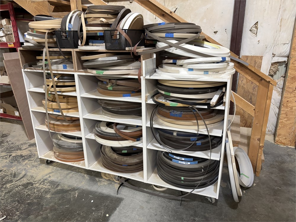 Lot of Edge Banding & Carts as pictures