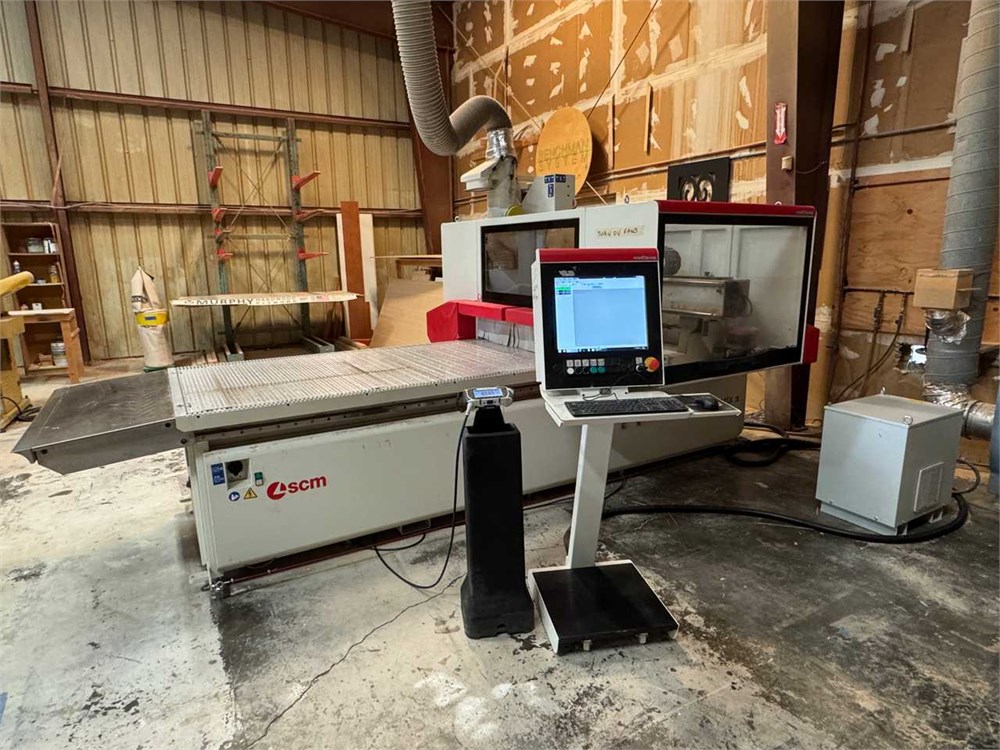 SCM Group "Pratix S12CR+" CNC Machining Center with Rake System, 2017