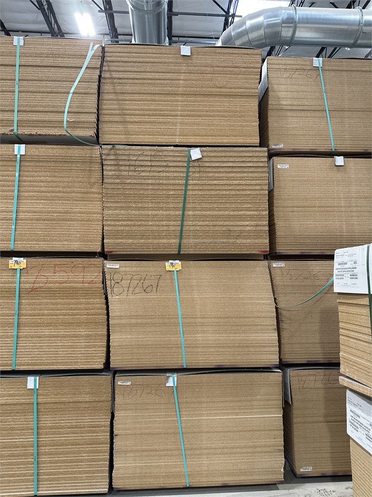 (4) Bundles of Particleboard Panels