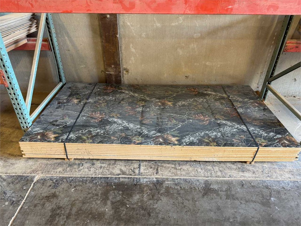 Lot of Mossy Oak 4' x 8' Sheet Goods - as pictured