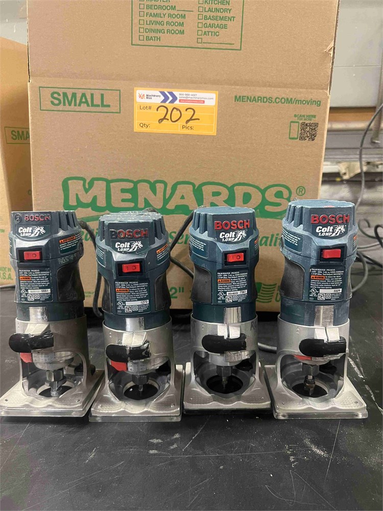 Bosch Trim Routers Qty. (4)