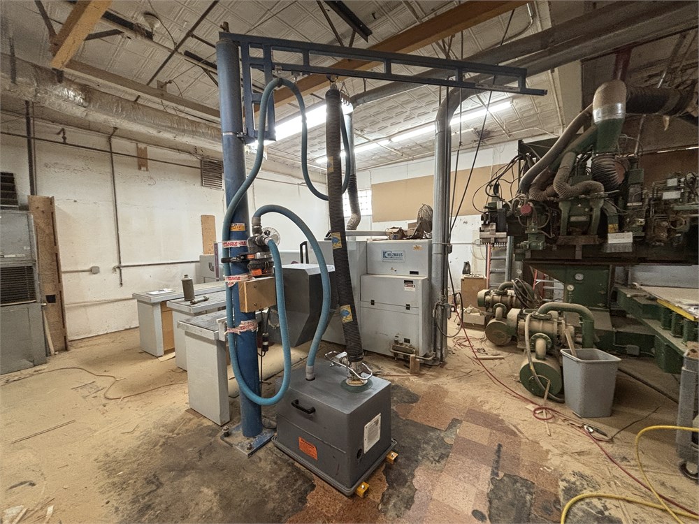 Gorbel Jib Crane with Anver Vacuum Lift