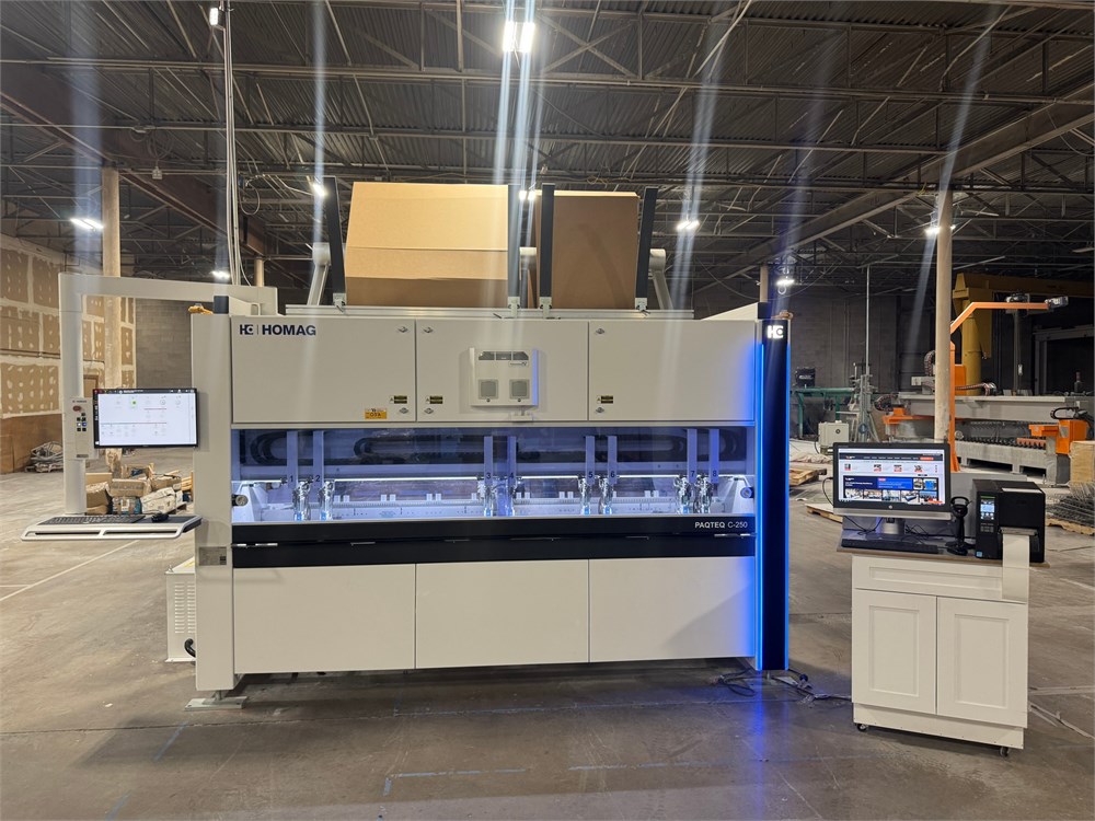 Homag "Paqteq C-250" Corrugated Cardboard Box Machine (2023)