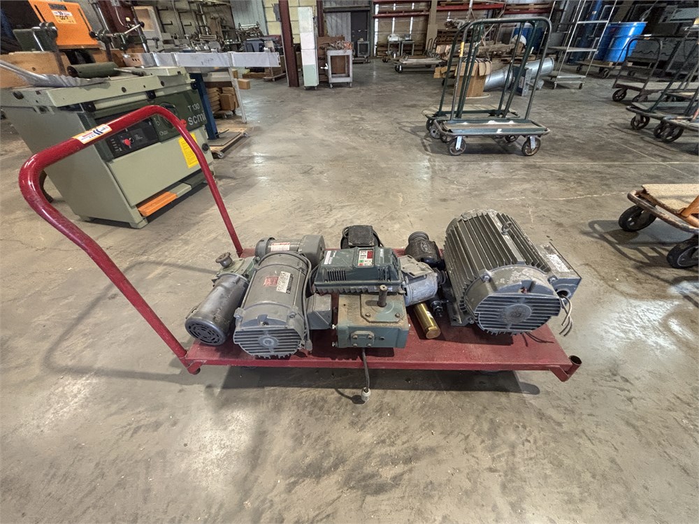 Flat Bed Cart w/ Contents