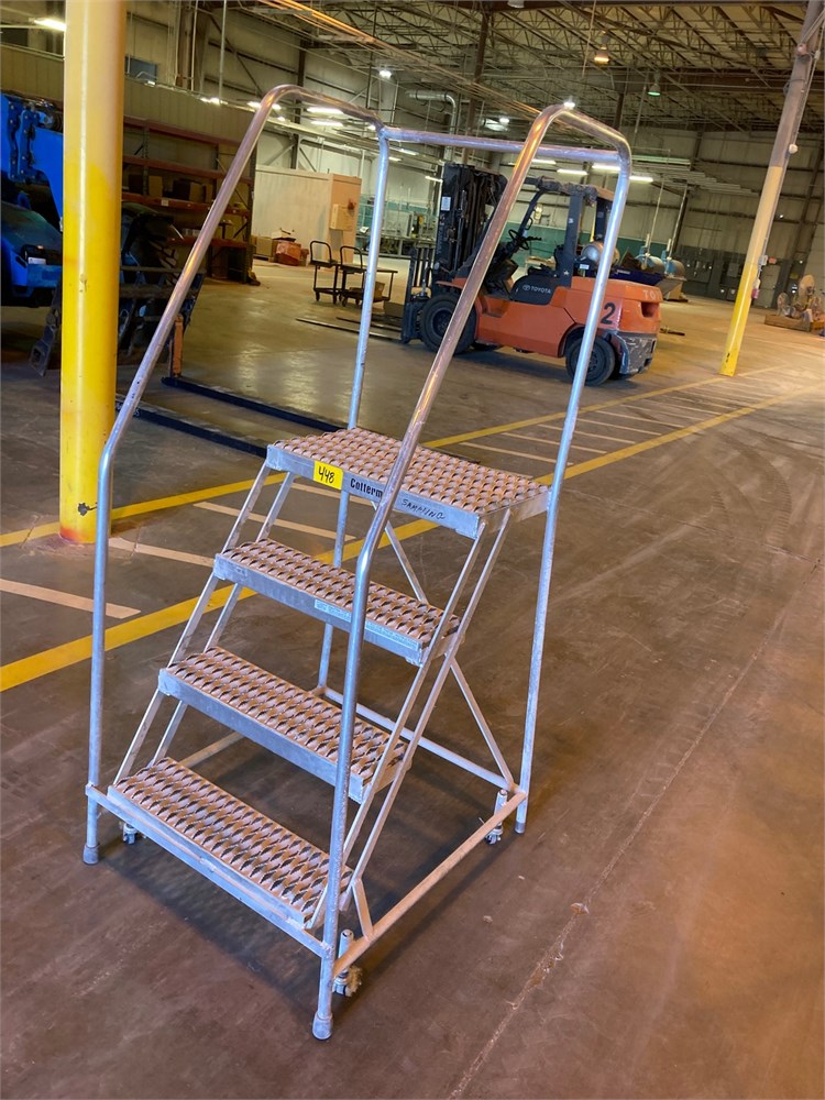 Cotterman Small Rolling metal step ladder
