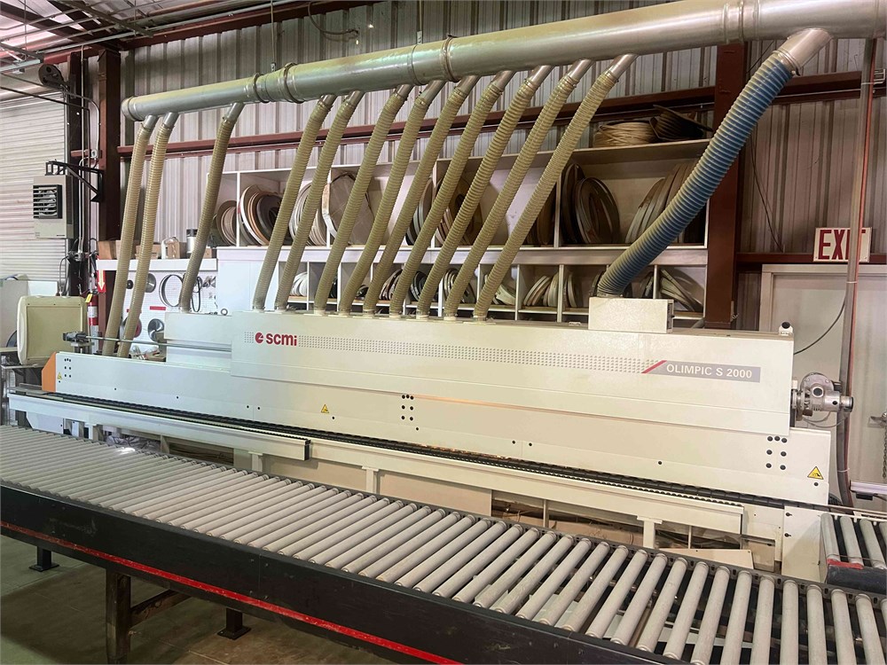 SCM "Olimpic S 2000-T-ERL" Edgebander with pre mill & corner round