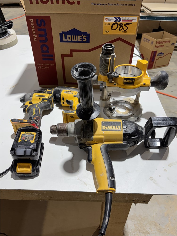Assorted DeWalt Drills & Charges